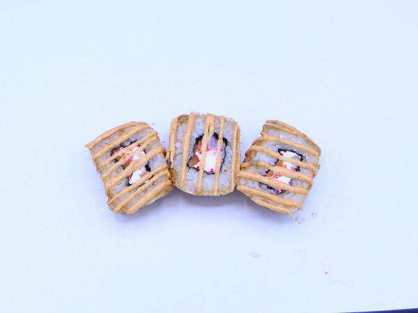 Грильмания - Ролл с креветкой и перцем