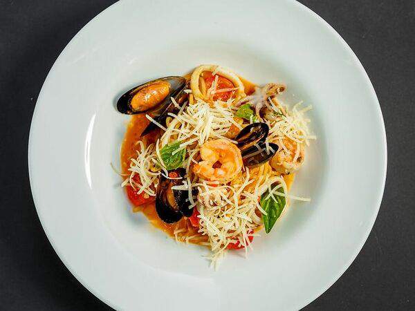 Счастье - Спагетти с морепродуктами