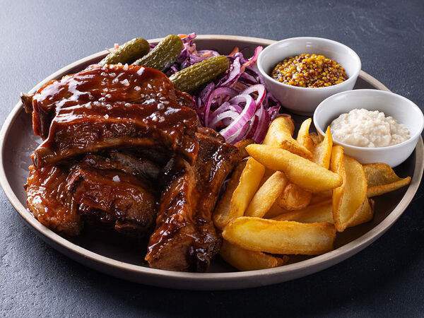 Паб 1067 - Печёные свиные рёбра