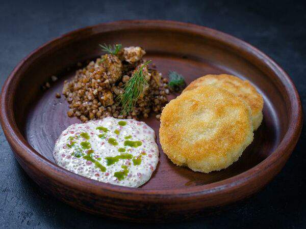 Fish Point - Домашние котлеты из щуки с гречкой с белыми грибами