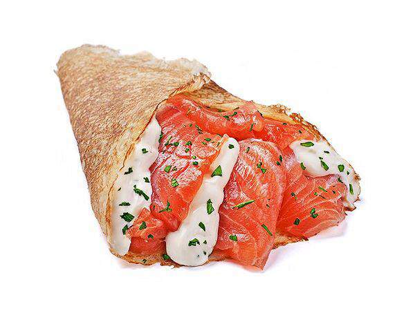 Блинбери - Блин с красной рыбой