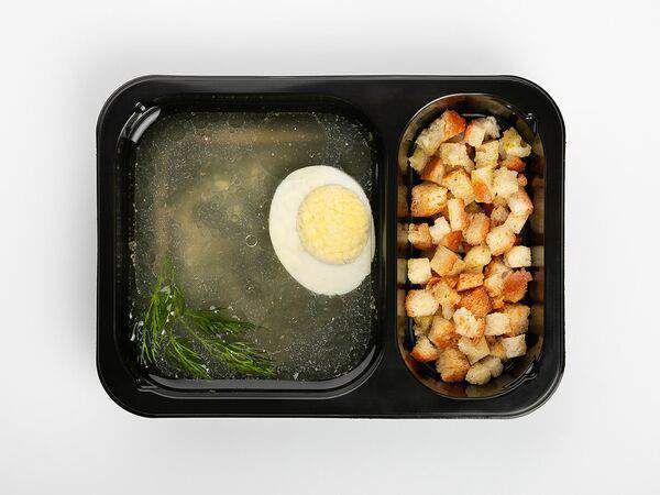 Кухня Рядом - Бульон куриный с яйцом