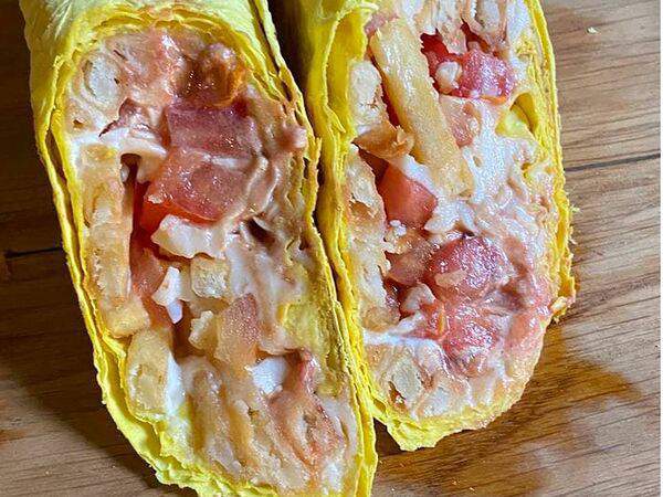 Замедление времени - Сырная шаурма (без мяса)