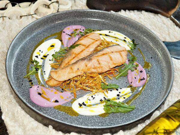 Викинги - Северный лосось гриль на острой капусте