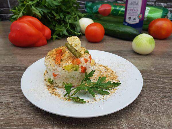 Ланч-кафе Baza Plaza - Рис с овощами