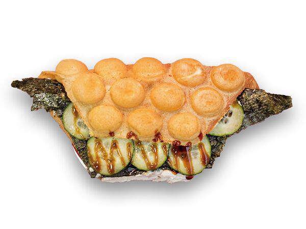 Bubble waffle - Оригинальная вафля с нори