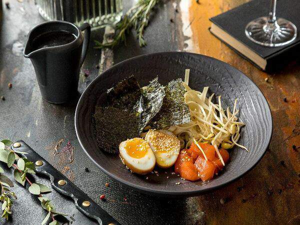 Холодец - Рамен с лососем