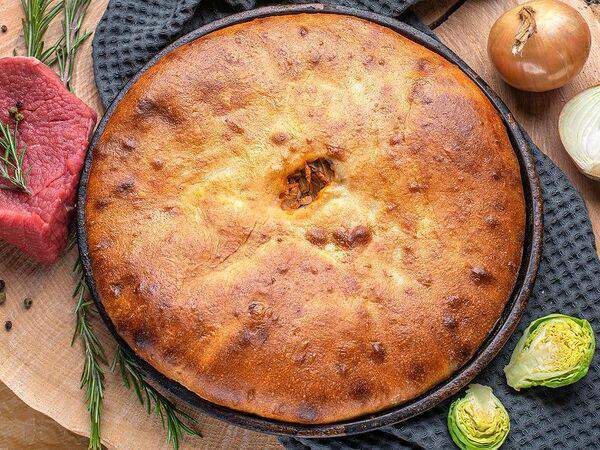 ОкПирог - Пирог с говядиной и зеленью