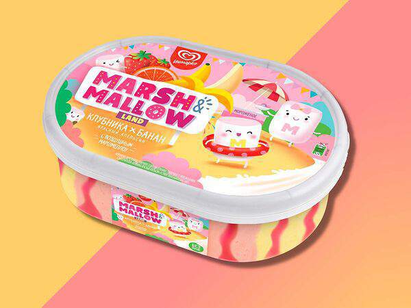 Кинза - Marsh & mallow land Клубника-банан