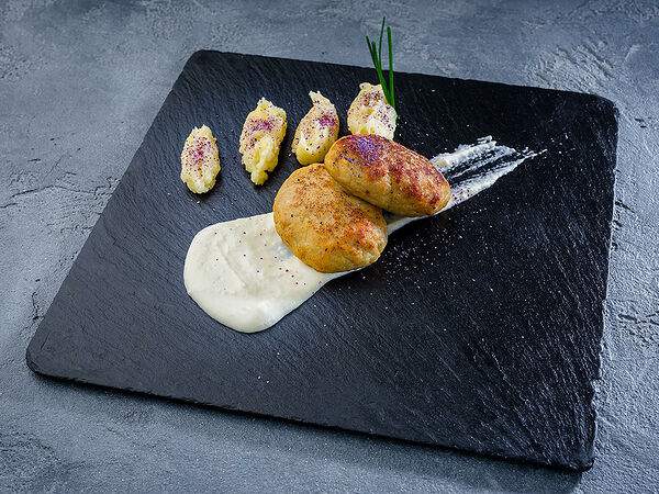 Чайхона №1 Братьев Васильчуков - Котлеты рыбные с картофельным пюре