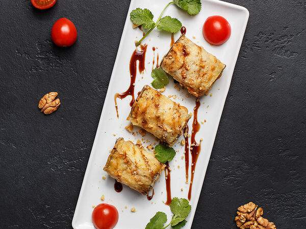 Ресторан честных цен - Рулеты из баклажанов