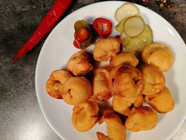 Лобио - Пельмени жареные