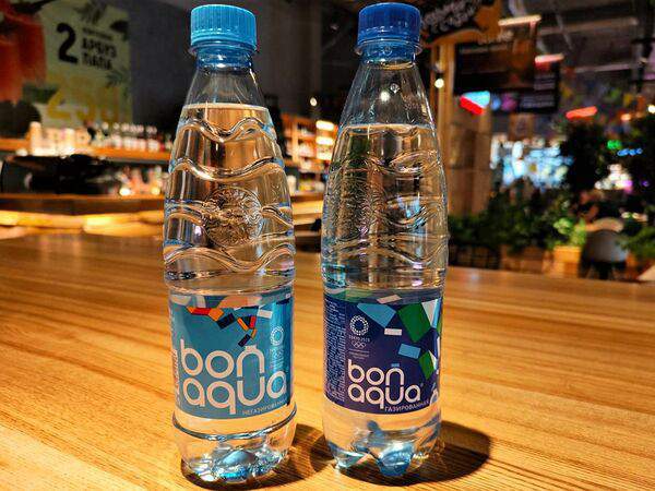 Место про тесто - Вода BonAqua