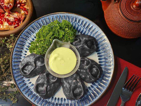 Жаръ - Манты с лососем