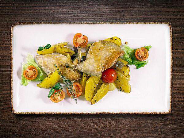 Panorama lounge bar - Цыплёнок, запечённый с овощами