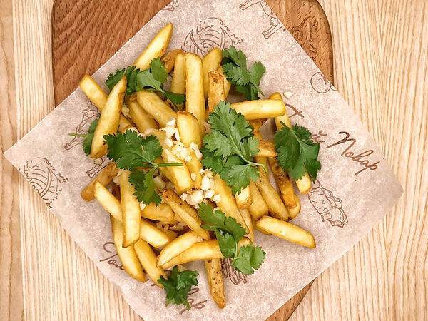Голый Повар - Картофель фри с кинзой и чесноком