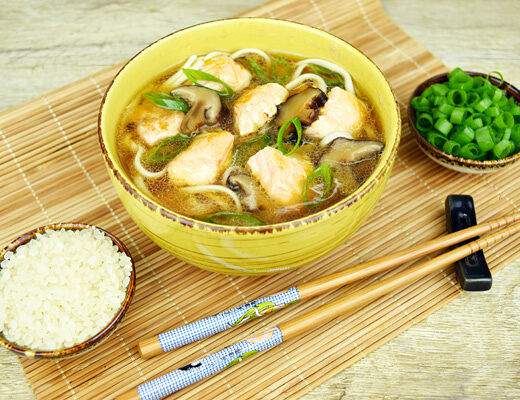 Палки-Скалки - Мисо суп с лососем