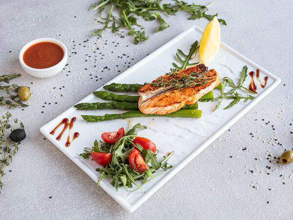 Пино - Филе сёмги на спарже