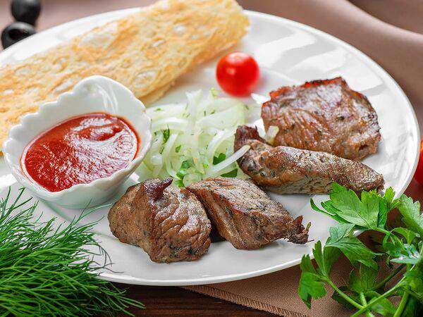 Рандеву - Шашлык из телятины на углях