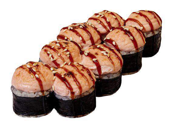 Быстрый японец - Запеченный ролл Эби мини