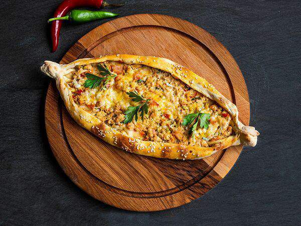 Нуар кебаб - Пиде с куриным филе