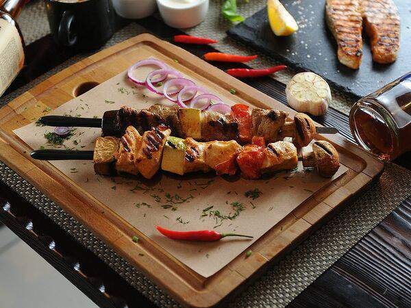 Pan American 8500 - Шашлык из свинины с овощами