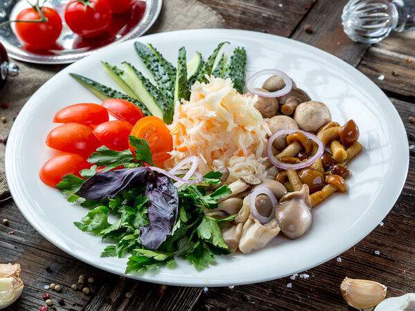 Кафе Барашки - Тарелка домашних солений