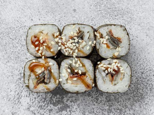 Суши №1 - Мини ролл с угрем