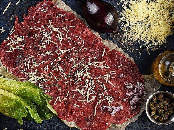Смокерная BBQ - Карпаччо из мраморной говядины