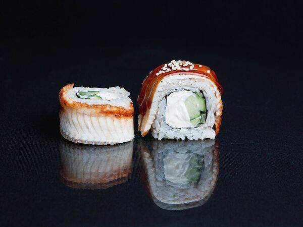 Fish & rice - Ролл Филадельфия с угрем