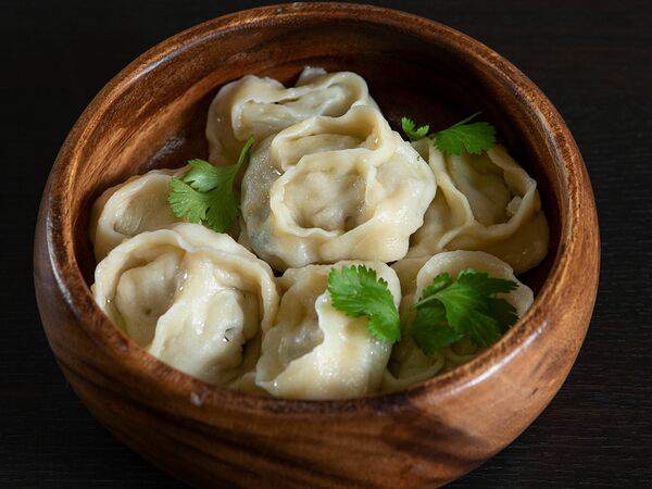 Пельменьок - Бульон и пельмени Креветки Тигровые Королевские целиком