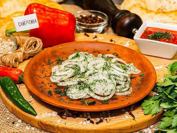 Сайгатина - Лук свежий с зеленью