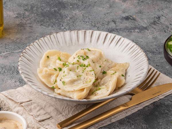 Солянка - Вареники с картофелем и грибами