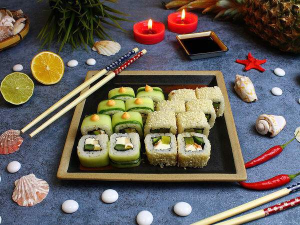 Может суши - Сет Dragon