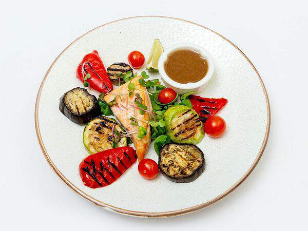 АндерСон - Лосось с овощами гриль