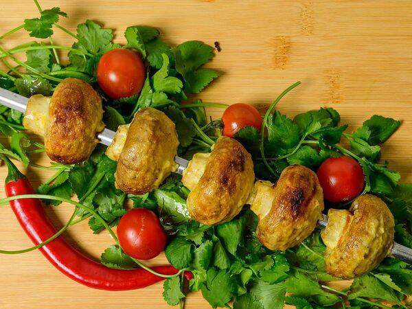 Durum кухня с акцентом - Грибы на углях