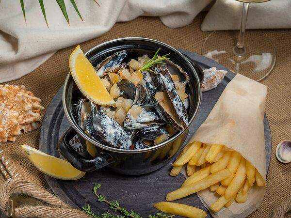 Дело не в вине - Мидии с грушей и пармезаном