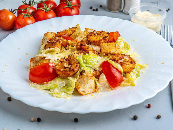 Sparta Gyros - Салат Цезарь с креветками