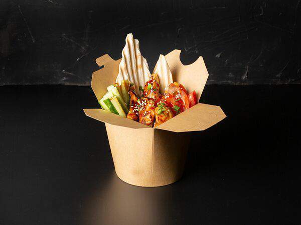 Lunch Box - Кебаб#BOX с Лососем