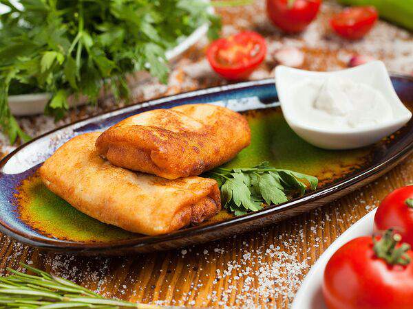 Трапеза - Блины с мясом