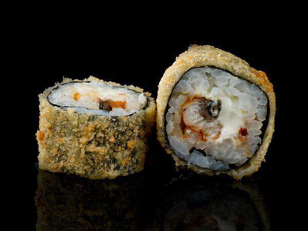 Японка - Тёплый ролл с угрём в темпуре