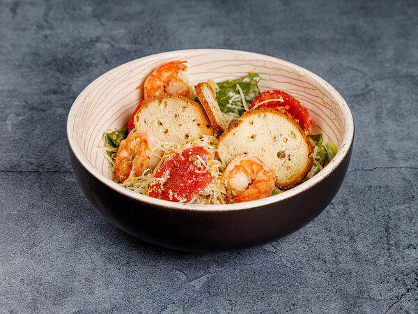 Дом Нино - Цезарь по рецепту Нино с креветками