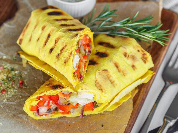 Конфитюр - Ролл-сэндвич с запеченным куриным филе