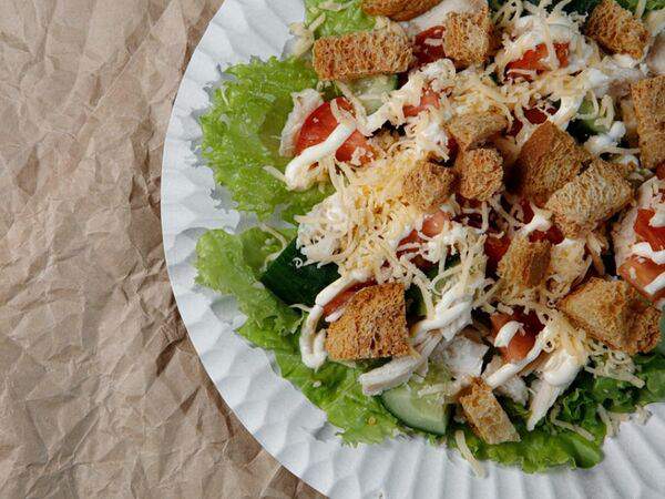 Крылья - Салат Цезарь