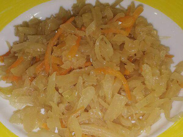 Столовая ложка - Капуста тушёная