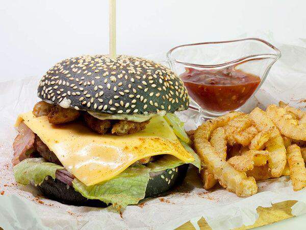 Hot-Pizza - Гамбургер Черный папа