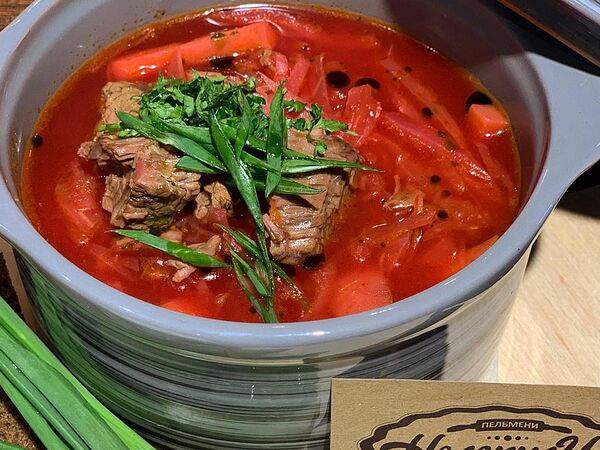 Налепили - Борщ с говядиной