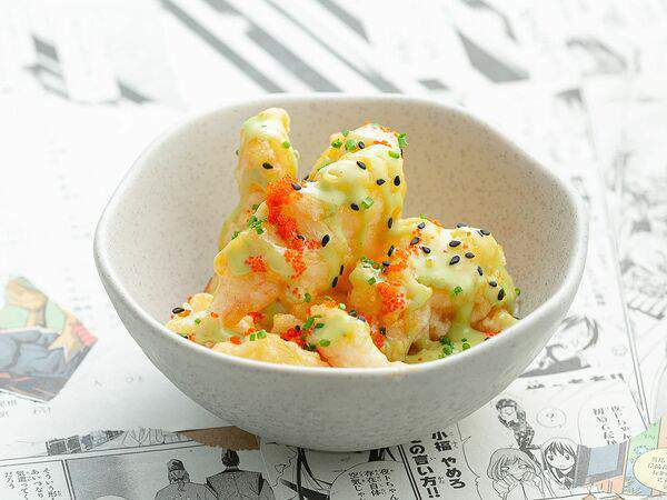 Takeru - Тигровые креветки в темпуре с васаби