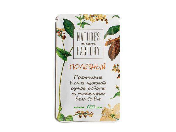 Eattery - Шоколад белый с гречишным чаем Natures own factory