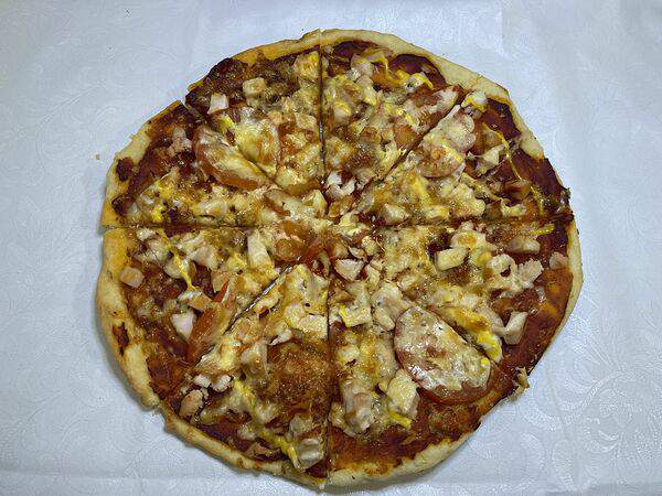 Вкусные корн доги - Пицца с Курицей